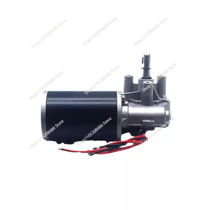 12V miniature reduction brushed DC motor turbo worm gearbox large torque low noise small