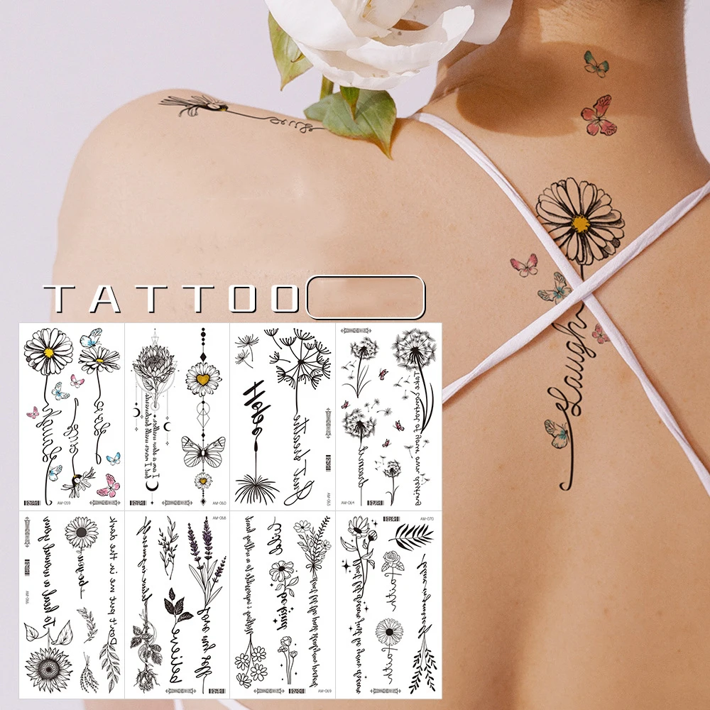 

Simulation Tattoo Stickers Small Coloring Tattoo Stickers Arm Tattoo Stickers Plain For Festival Party Cosplay