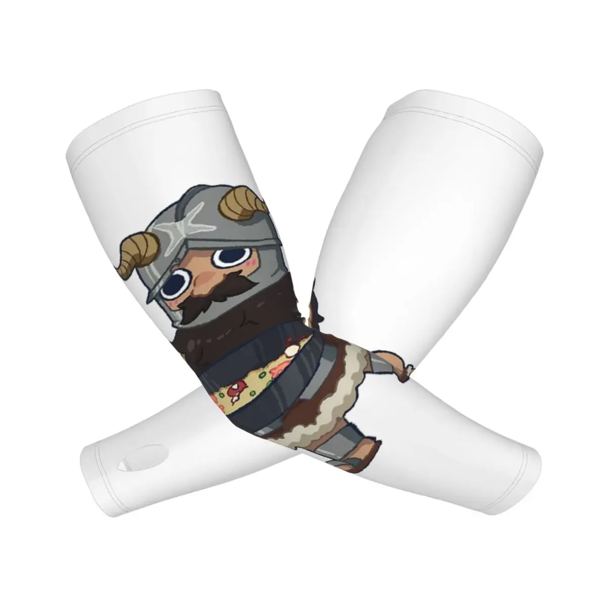 Dungeon Meshi - Senshi 1 Manchons de bras d'extérieur Housse de protection solaire UV Manchons de tatouage de cyclisme en soie glacée d'été