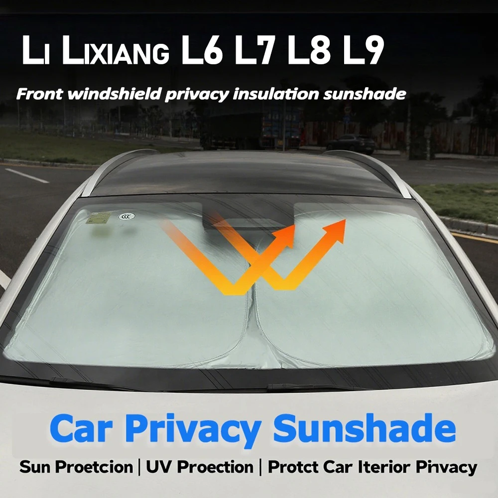 

Fit For Li Lixiang L6 L7 L8 L9 Car Sunshade Car Windshield Sunshade Summer Car Essentials Sun Cover Outdoor Privacy Protection