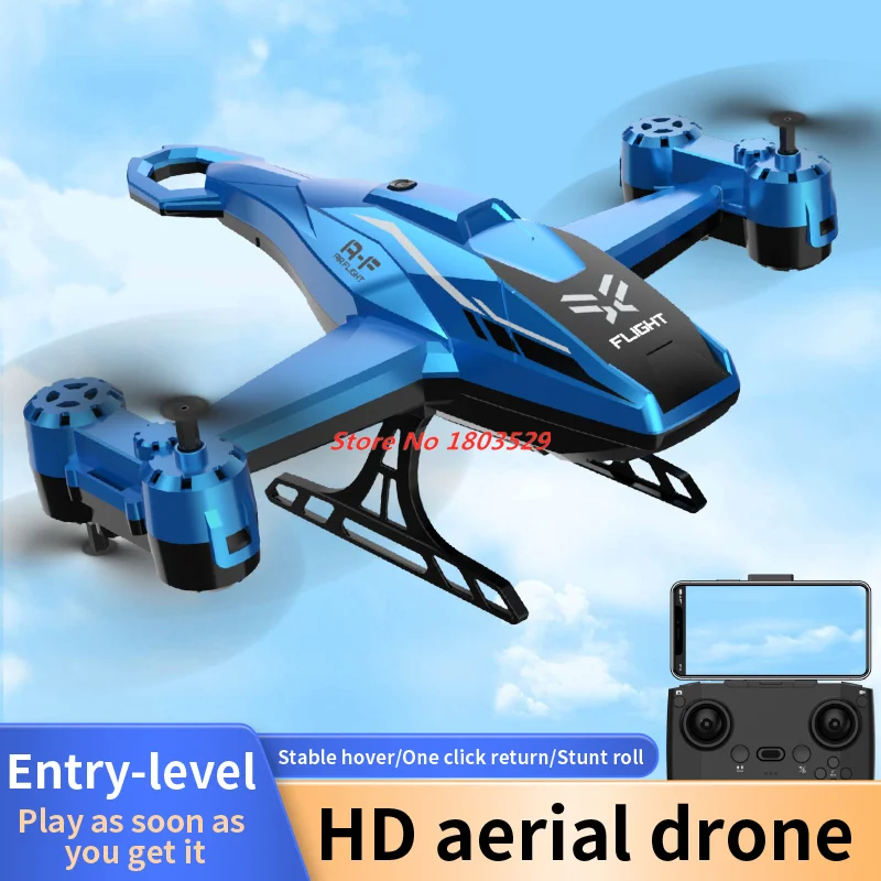 4K WIFI FPV Helicopter Remote Control Helicopter 4K HD Camera RC Plane Altitude Hold One-Key-Land/Off/Return RC Quadcopter Gifts