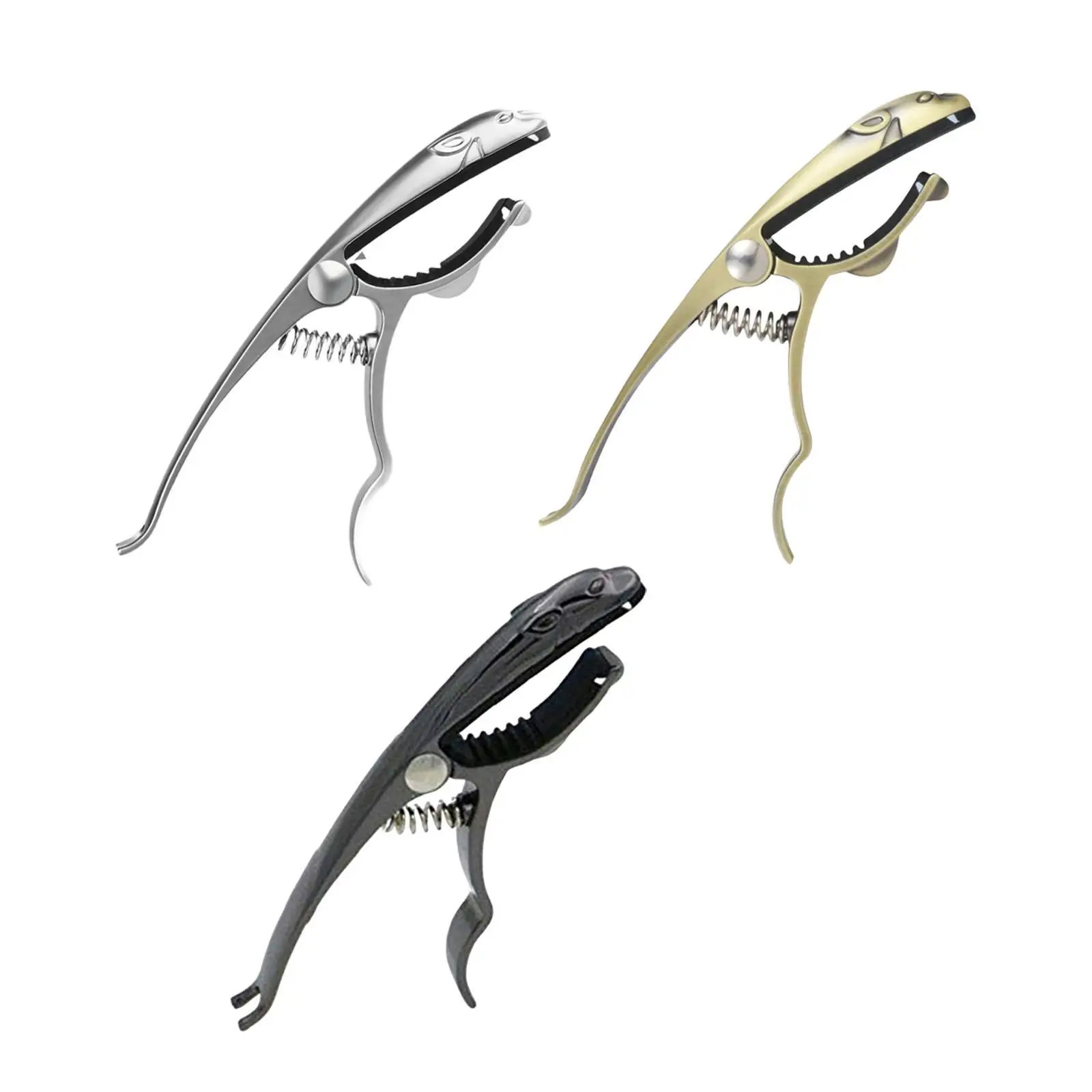 Stylish Leopard Capo Zinc Alloy Professional Easy Use Guitar Accessory for Acoustic Electric Folk Guitar