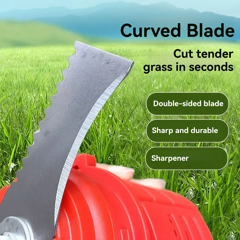 150mm Arc Shaped Toothed Blade Universal Fit for Small Lithium Battery Lawn Mowers Trimmers Garden Cutting Machine Tools