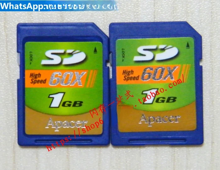 Yuzhan Apacer SD 1G 2G ard Camera Memory card Low speed card