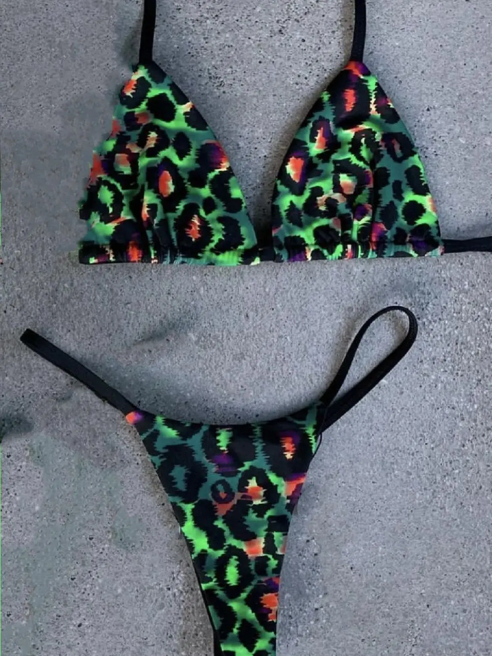 

Sexy Bikini 2022 Christmas print Swimsuit Swimwear String Bikini Set Bathing Suit Women Biquini Thong Bikinis Beachwear