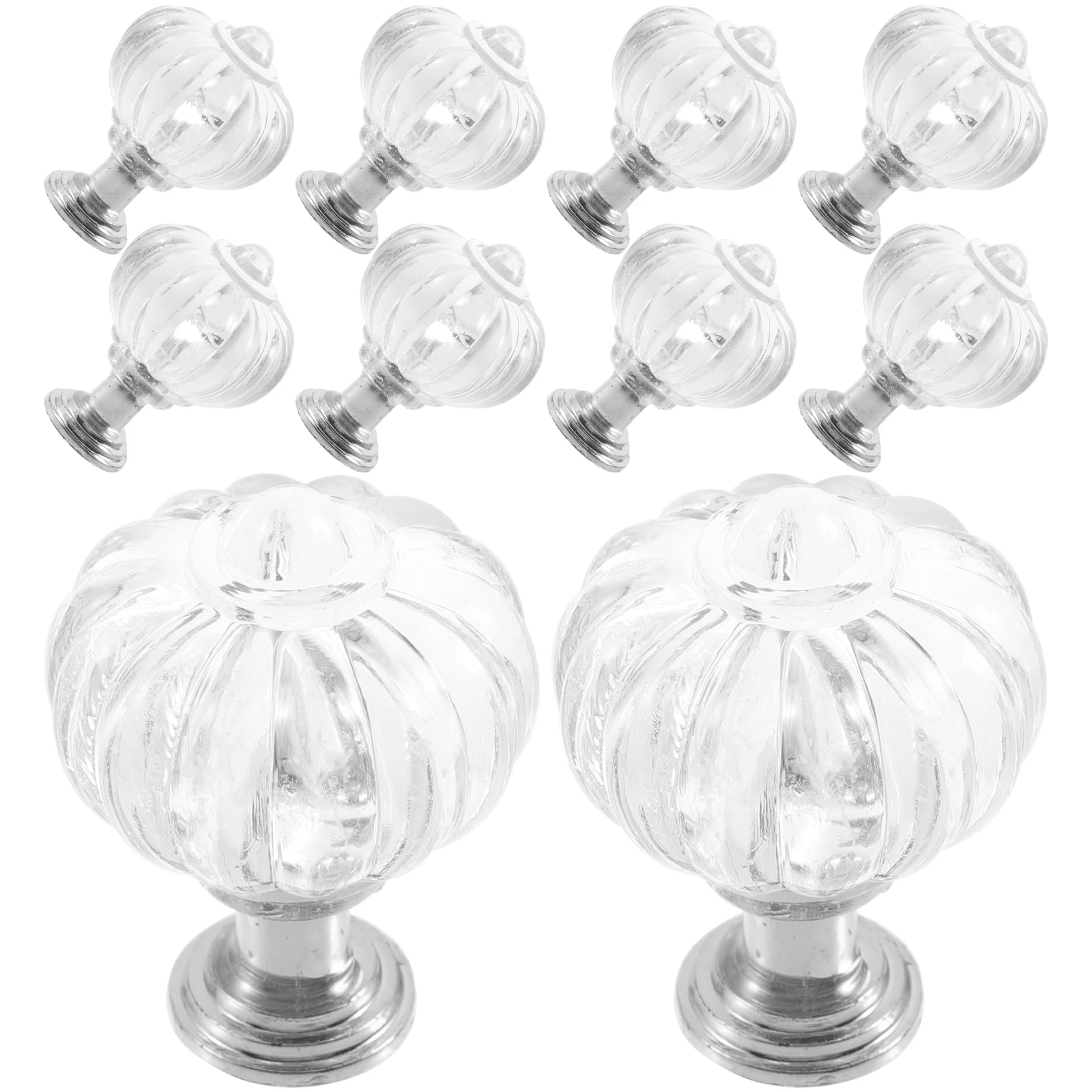 

10 Pcs Acrylic Handle Dresser Handles Pulls Door niture Cabinet Knobs Drawer Modern Cosmetics