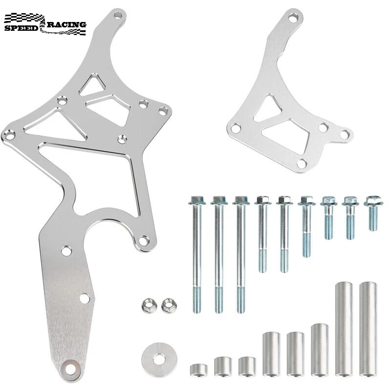 

For LS Engine Serpentine Bracket Alternator Power Steering Pump Swap Conversion