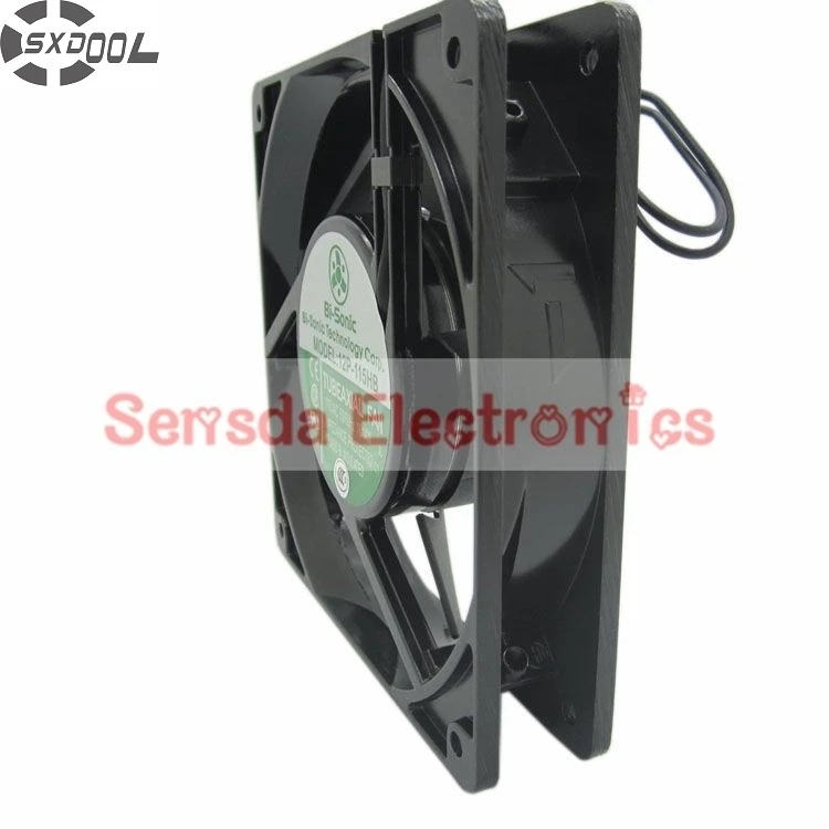 

SXDOOL 12P-115HB 12cm 120mm 12025 AC110V 16/14W Industrial Cooling Fan