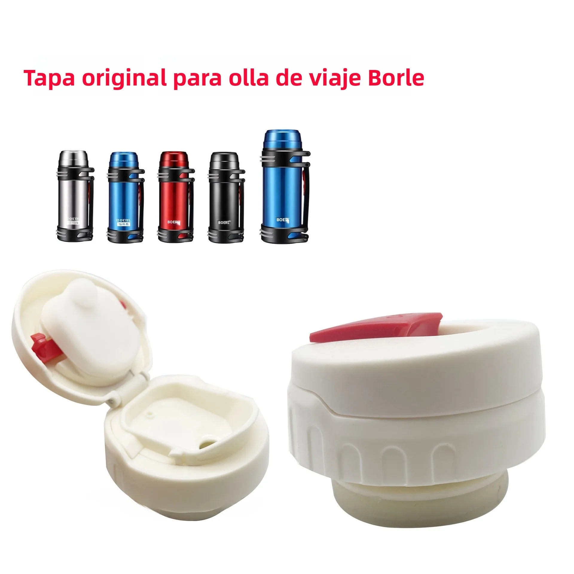 Tapa Interior para Taza de Viaje Berol con Separ de Té, Tapa Interior Aislada para Taza, Tapa de Repuesto para Taza, Acce...