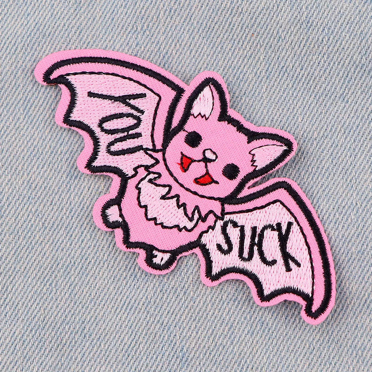 Pink Beleüt embroidered mágikus Birtokrész számára Öltözés Póló patches -en ruhák diy badges -en Hátiszák Csináltatás accessor Kereskedés