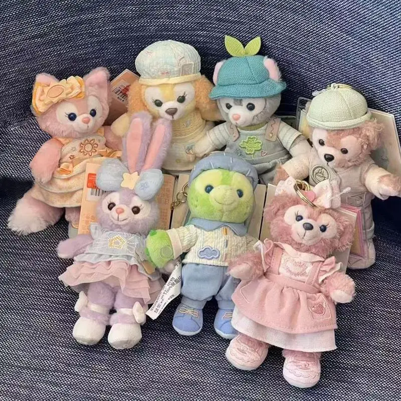 Simpatico peluche serie di colori naturali Linabell Stellalou Duffy ciondolo bambola borsa a tracolla piccolo ciondolo portachiavi cuore regali