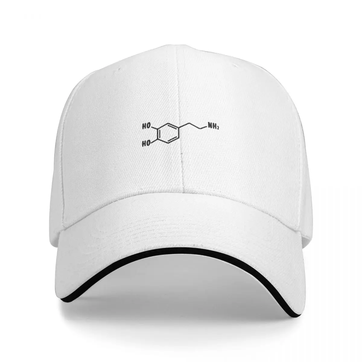 Dopamine molecule Baseball Cap Hood Beach Bag Women Caps Men's