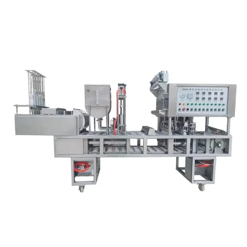 Automatic Stainless Steel Multi-Function Coffee Nespresso K-cup Filling Machine Pre Made Film Sealing for Food Apparel
