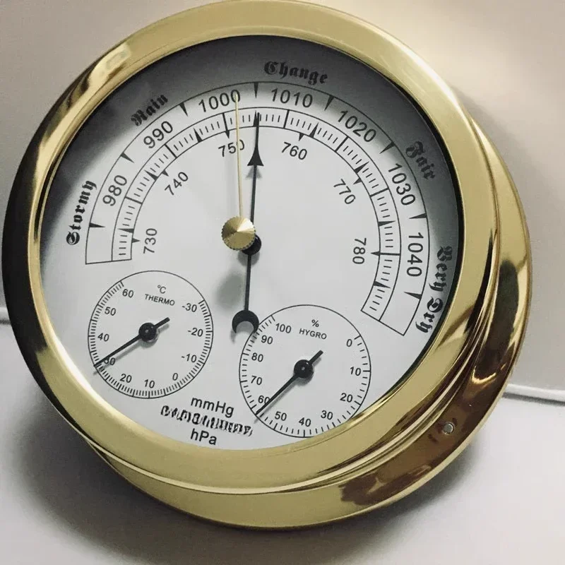 143mm-marine-nautical-copper-frame-thermohygrometer