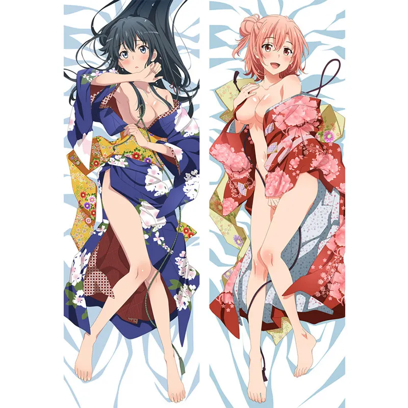 60x180cm New Anime Pillow Cover 3D Double-sided Bedding Hugging Body Pillowcase Cartoon Hugging Body Pillow Case Otaku