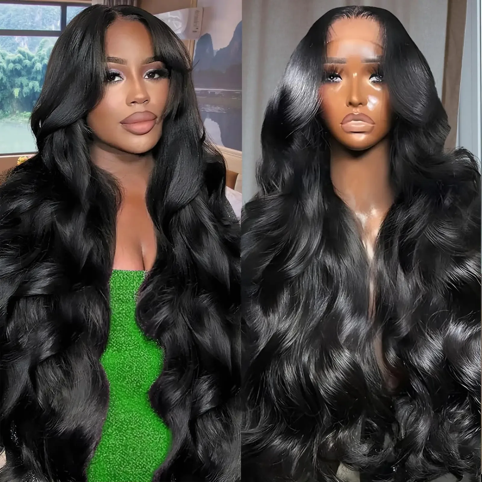 200 Density 30 Inch Lace Frontal Human Hair Wig Body Wave 13x4 13x6 Lace Front Wig HD Transparent PrePlucked For Black Women