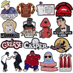Movie Series Enamel Pin Funny Badges on Backpack Vintage Brooches For Women Men Lapel Pin Cosplay Accessories Fans Gifts Toy