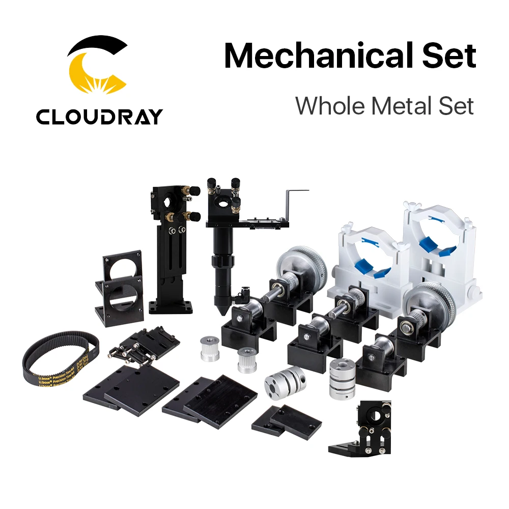 Cloudray CO2 laserowe części metalowe transmisji głowica laserowa komponenty mechaniczne dla DIY CO2 maszyna do laserowego cięcia i grawerowania