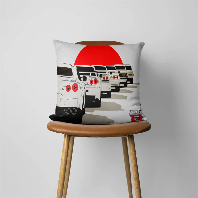 Car Classic Model Cushion Cover for Sofa, Pillow Case, Seat, Throw Pillowcase, Home Decorative, 396