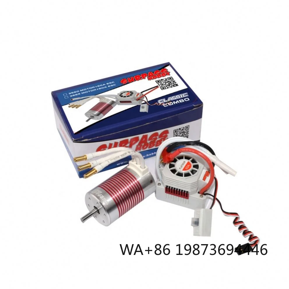 

Platinum Waterproof 3660 4300/3800/3300/2600 KV Brushless Motor with 60A ESC Kit for 1/10 RC Car Truck Toy