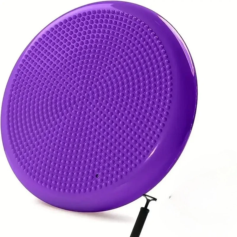 Almohadilla de equilibrio, cojín de asiento de masaje para Yoga, bola de equilibrio gruesa a prueba de explosiones, cojín de asiento de masaje inflable, placa de equilibrio