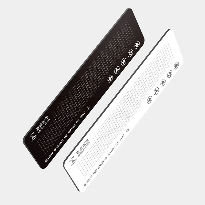 QIANLI MEGA-IDEA-Organizador Duplo Parafuso Lateral, esteira magnética para o telefone móvel, Peças de Reparo de Alta Precisão, Armazenamento Pad Mat