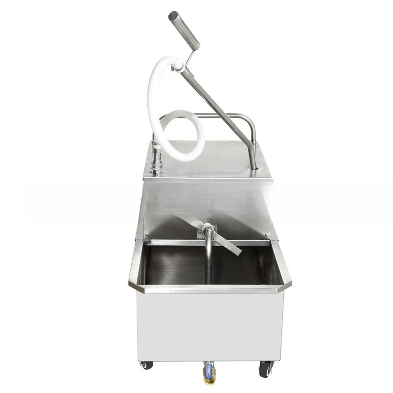 

Kitchen filter machine, commercial filter equipment, stainless steel filter truck for fried chicken shop