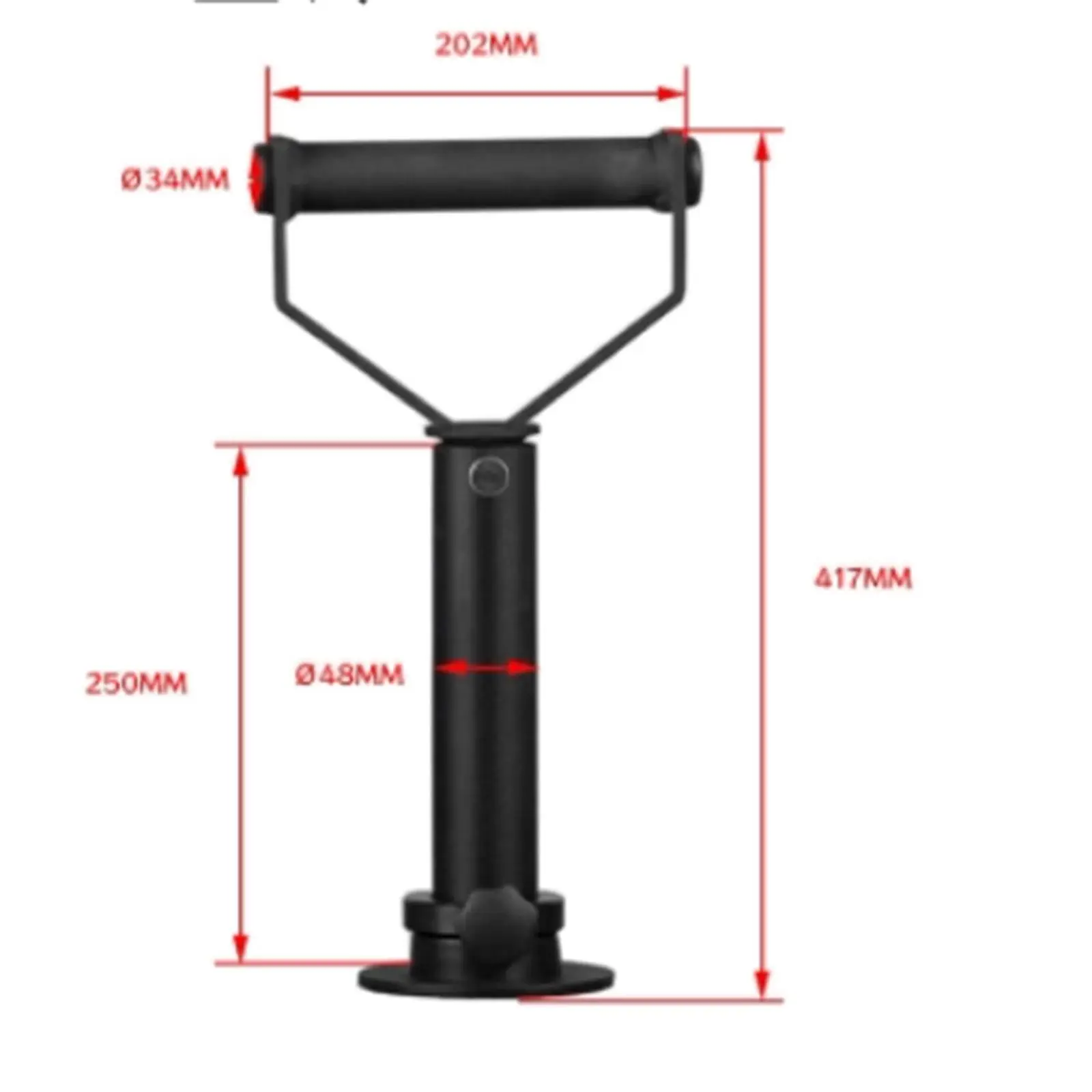 Barbell Handle Kettle Grip Portable Adjustable Exercise Arm Strength Non Slip Grip for Travel Office Bodybuilding Home Indoor