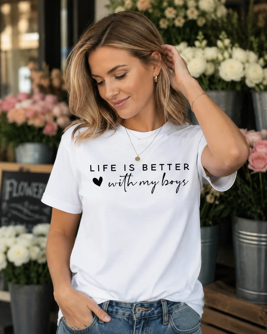 La vida será mejor, camiseta para mi mamá, camiseta para el día de la madre, regalo para el día de la madre, camiseta Kawaii Harajuku a la moda, ropa Y2K para mujer
