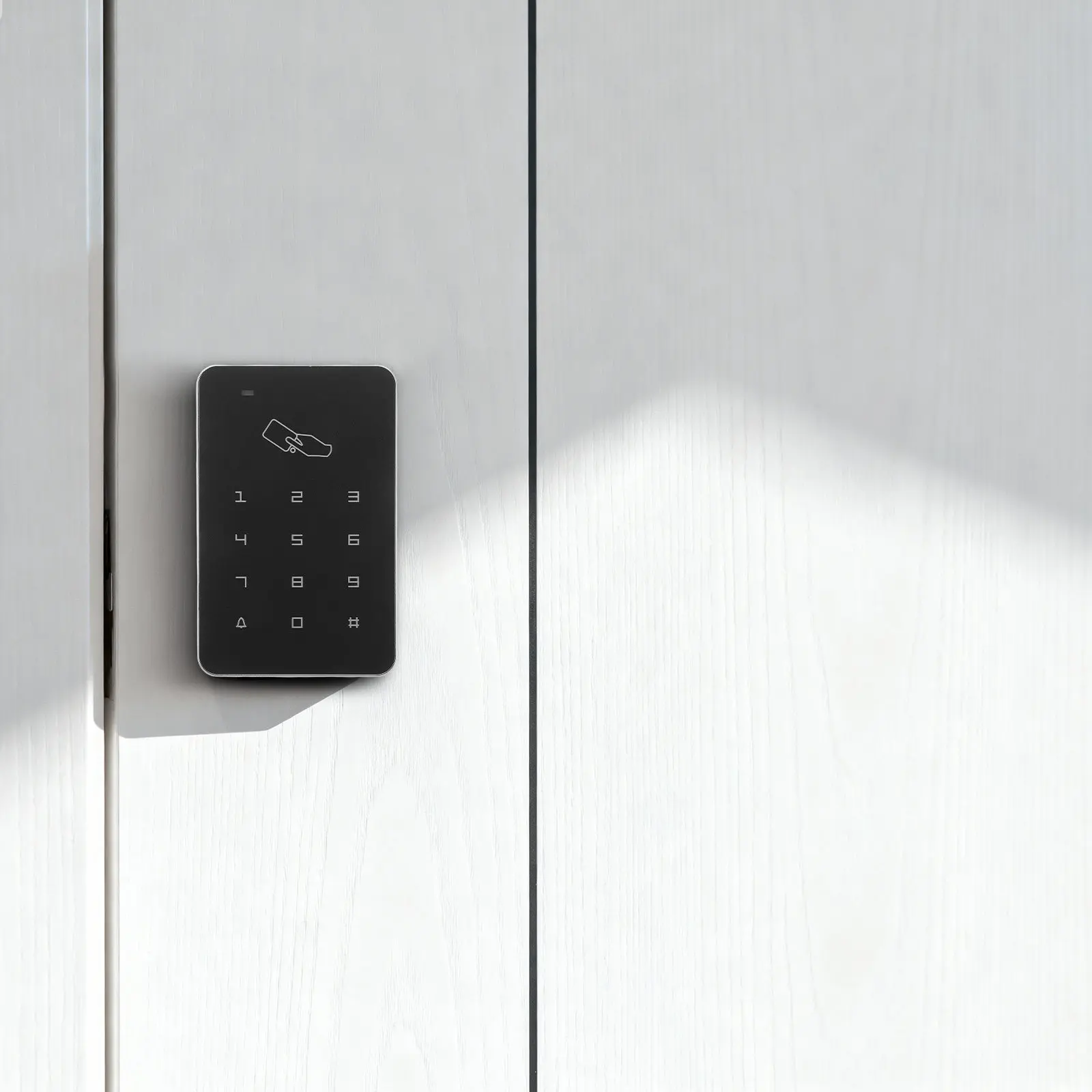 Door Entry Lock System Keyless Electronic Lock with Touchscreen Keypad and Card Support for Residential and Commercial Use