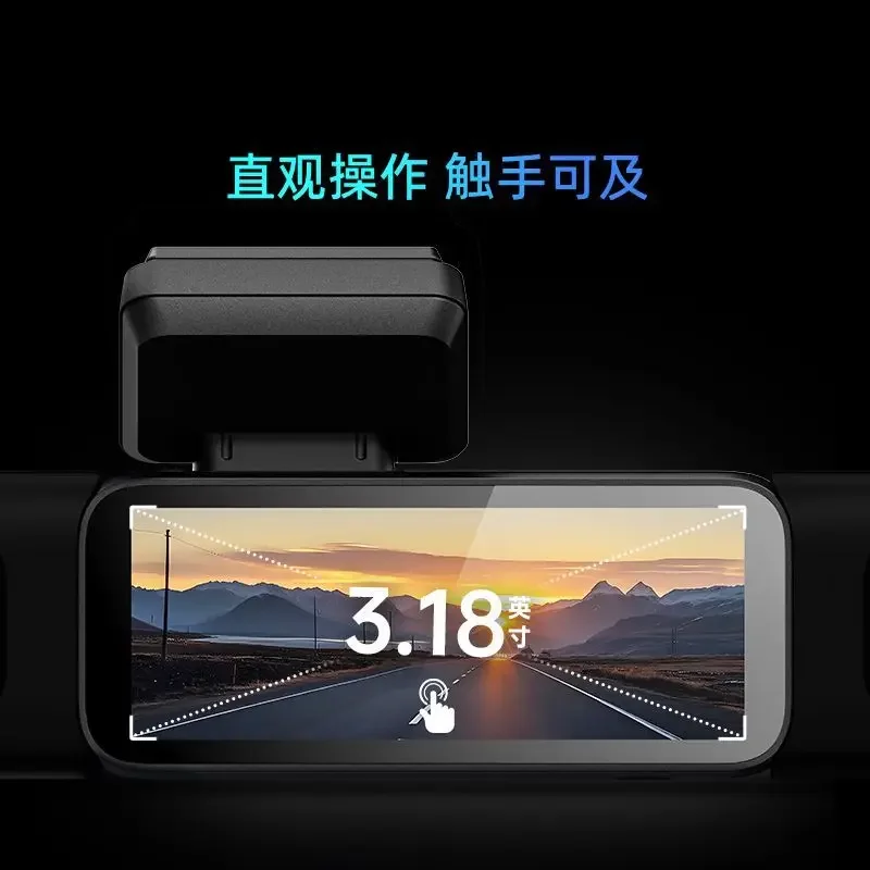 مسجل قيادة 360 3K فائق الوضوح 360 °   مسجل بانورامي تشغيل مسار GPS يعمل بالصوت 2025 جديد G980