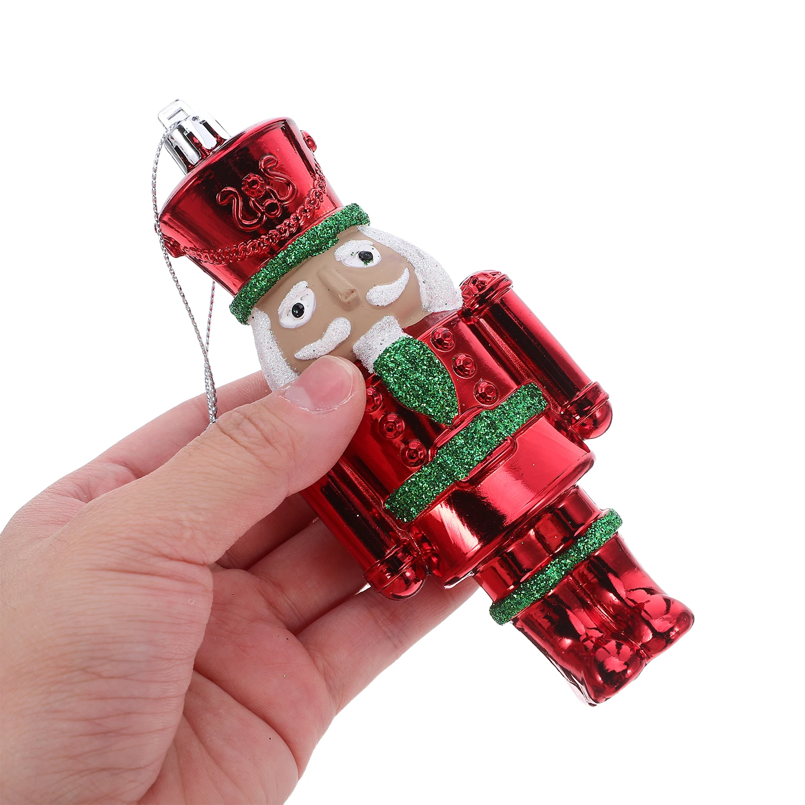 

2 Pcs Holiday Plastic Figurines Nutcracker Figure Christmas Nutcrackers Ornaments