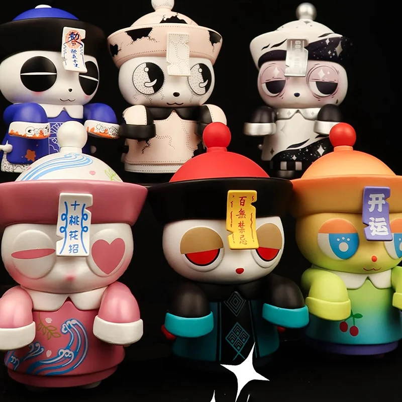 

Opandi Zombie Party Series Blind Box Toys Kawaii Action Figure Ornaments Figurines Cute Mini Dolls Mystery Box Boys Gifts