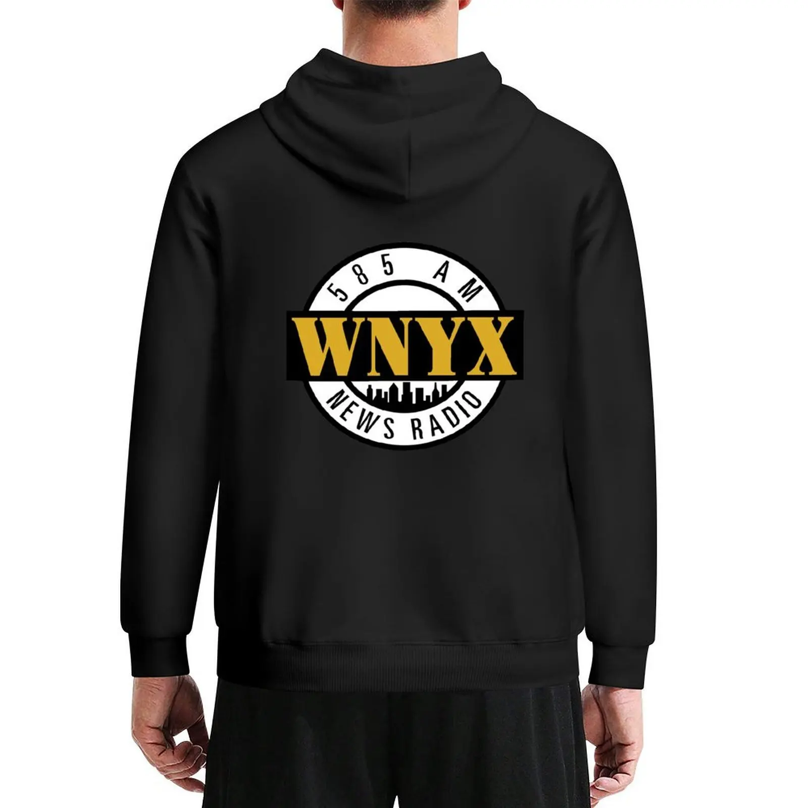 

WNYX 585 AM News Radio Hoodie anime clothing men wear korean style clothes men clothes oversized hoodie