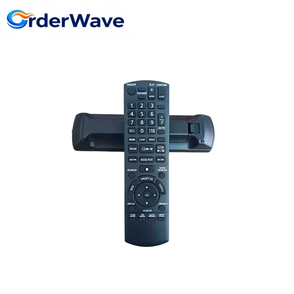 Control remoto compatible con Panasonic N2QAYA000009 RX-D55A RX-D50EG RX-D50EB RX-D50AEG-S RX-D50GN RX-D45 Grabadora de CD portátil