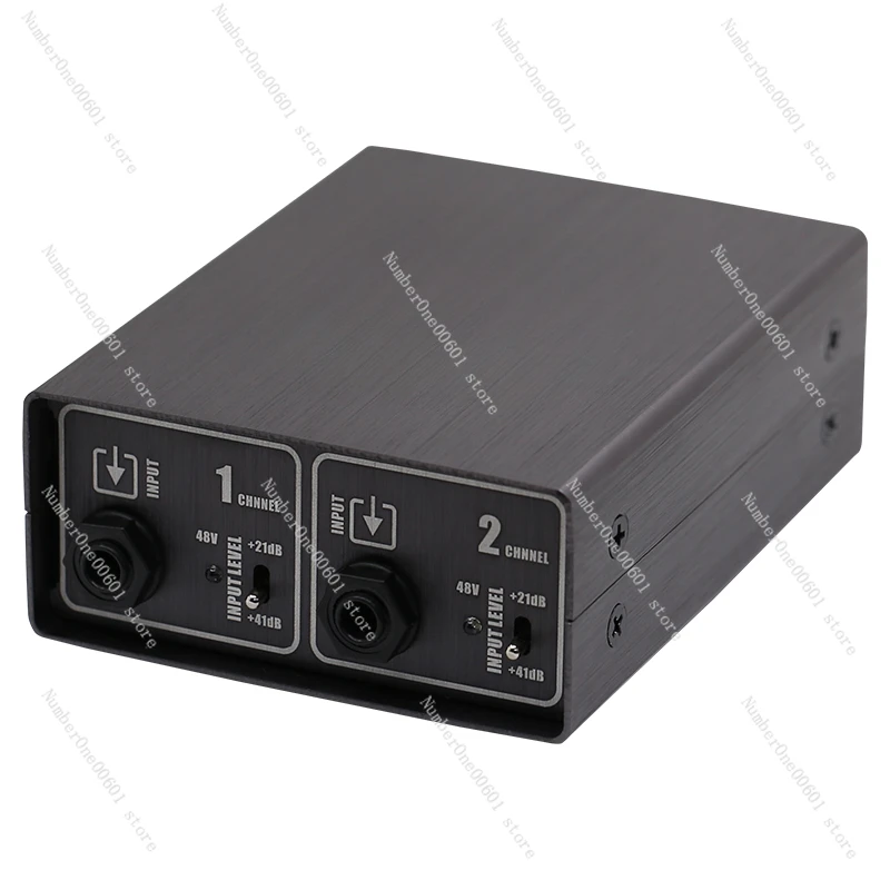 

Active Dual Channel DI 2 Electric Guitar DI Wooden Guitar Box Guitar Bass Keyboard DI Effect Device