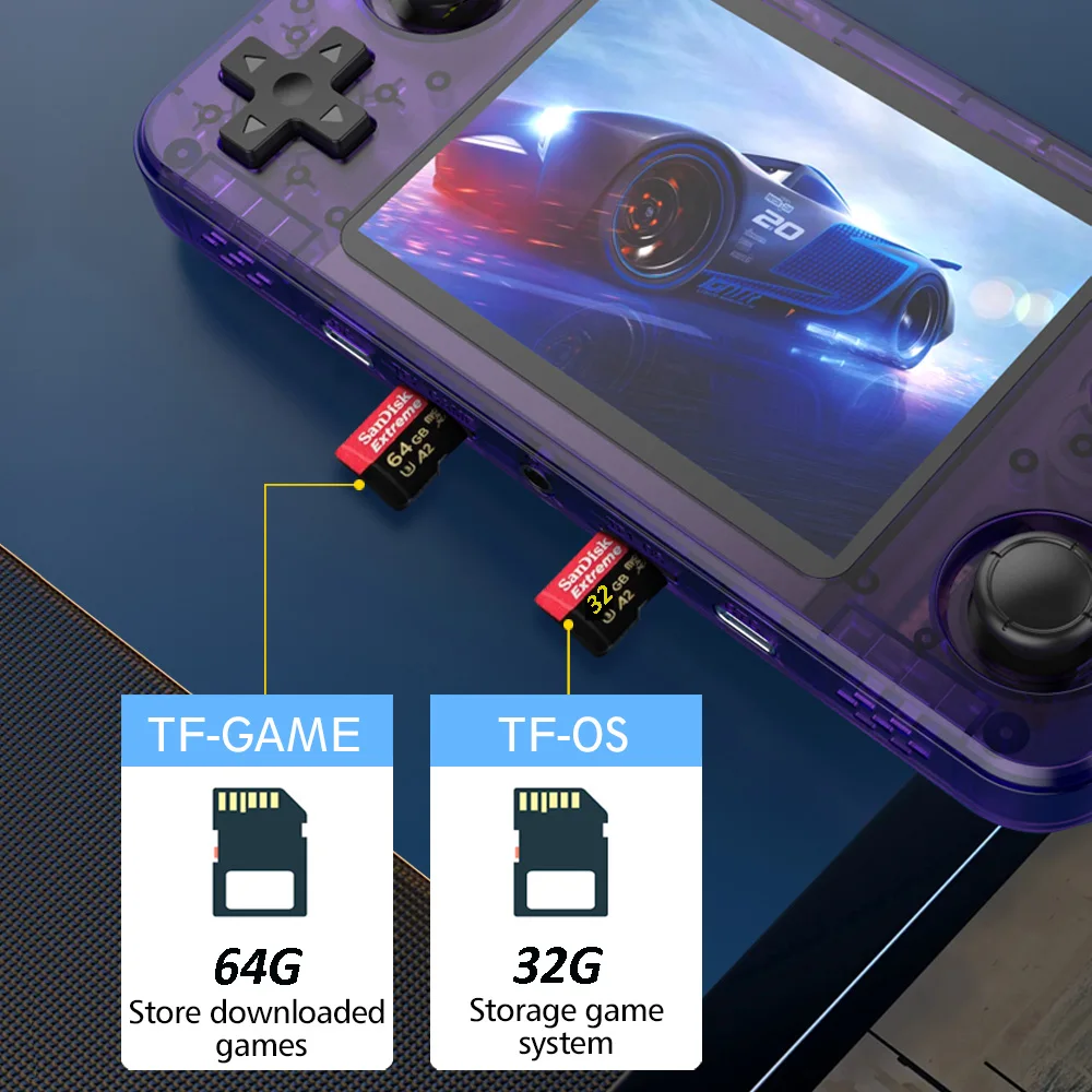 R36H Retro Handheld Game Console – 64GB Portable Player 3