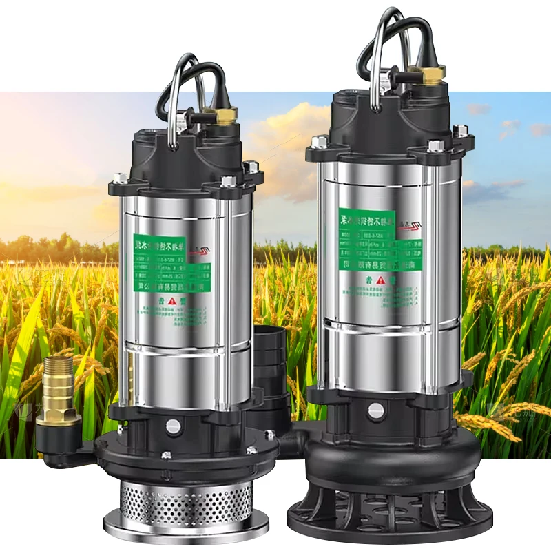

Stainless Steel Submersible Effluent Pump with 5/10 Meter Lift for Sewage Drainage Water Pump for Agriculture Garden Use