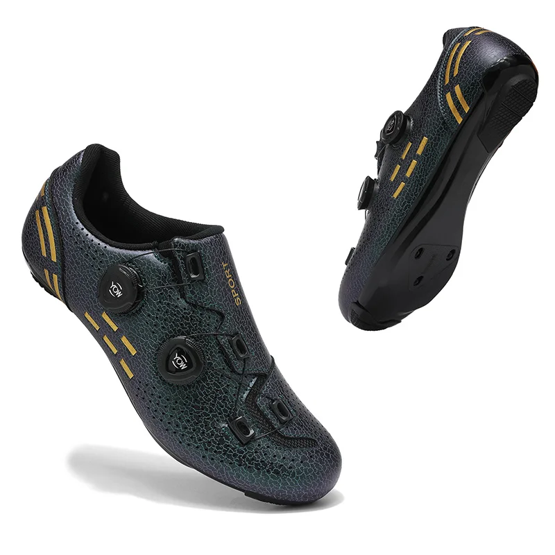 Lock-Free Cycling Shoes Flat Pedal Shoes Men Bike Cleat Sneaker Bicycle Biking Women Breathable Indoor Boots