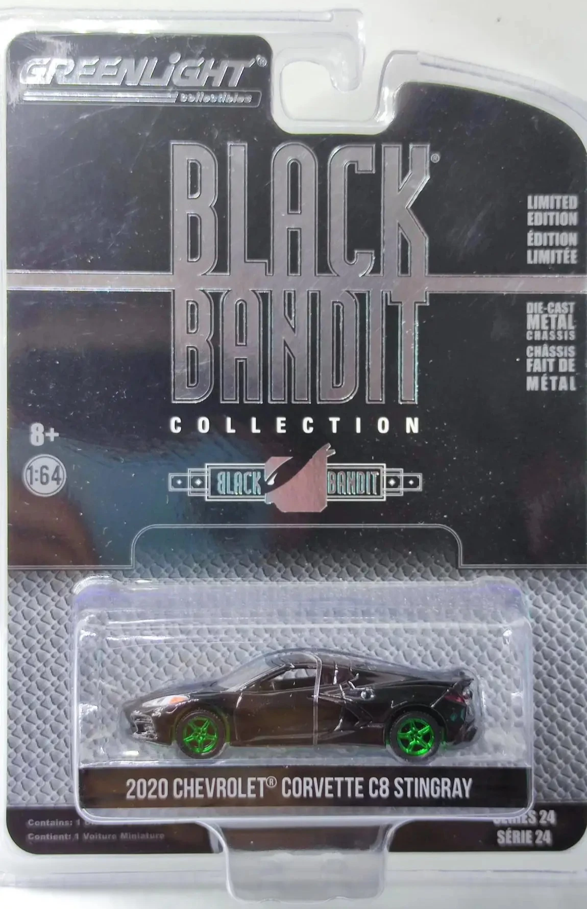 

GreenLight 1:64 2020 Corvette Corvette C8 Green Edition Diecast Alloy Car Model Collectible Gift