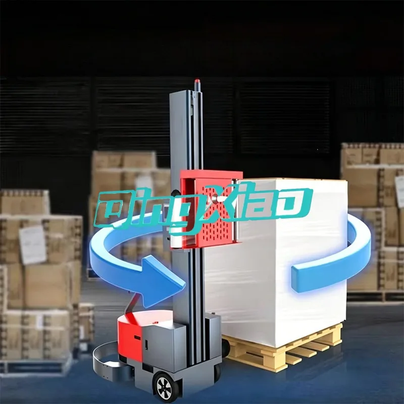 Mobile Self-propelled Stretch Wrapping Machine Fully Automatic Stretch Film Packaging Machine Packaging Equipment