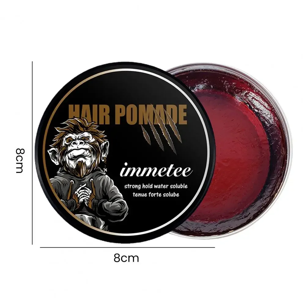 Hair Wax Cream Professional Red Coffee Blue Color Edge Control Perfume Pomade Quick Drying Styling Clay Cera Para Cabello Mujer