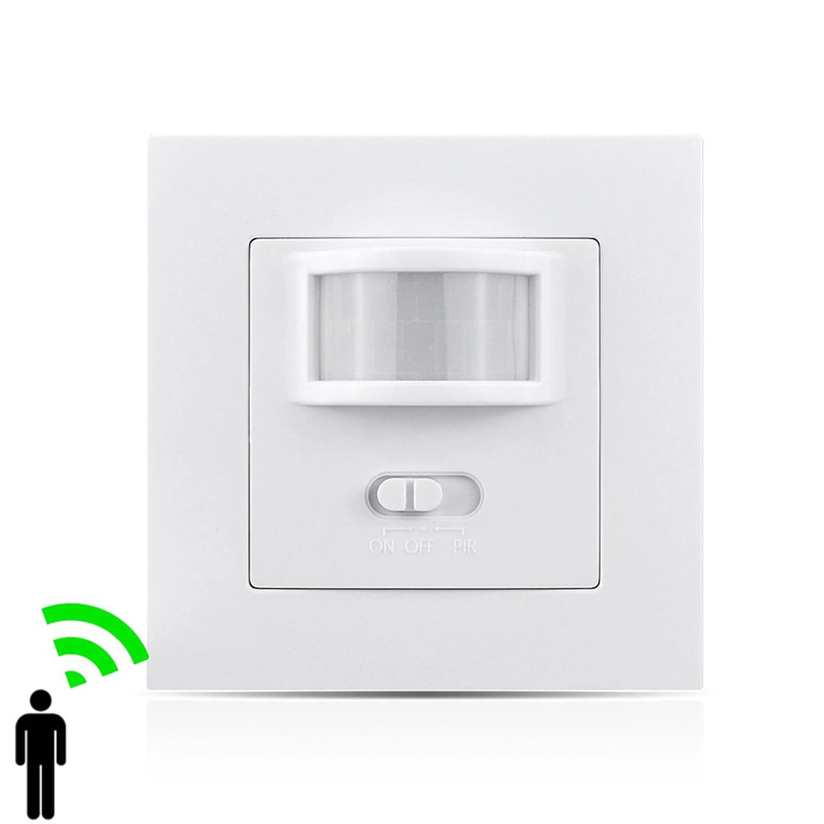 

110V - 220V European standard high-power 80-type single-hot two-wire intelligent infrared human body sensing switch sensor