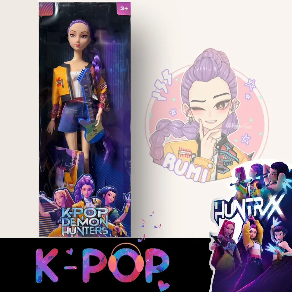جديد ألعاب الدمى Kpop شيطان الصيادين عمل الشكل لعبة رومي ميرا زوي جميلة الأميرة طفلة الدمى البلاستيك لتقوم بها بنفسك لعبة للفتيات #1