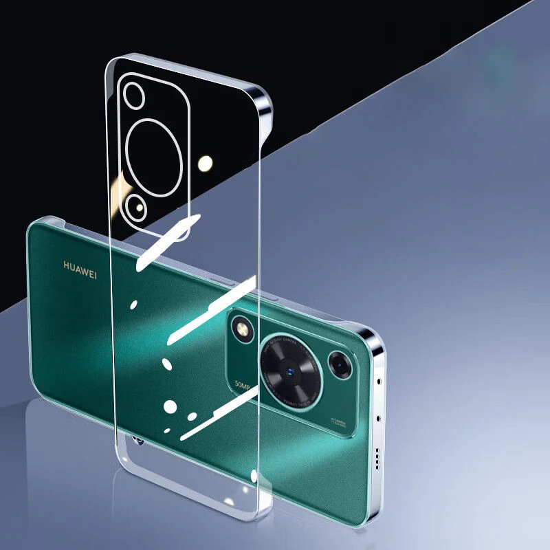 Frameless Limpar Tampa Do Telefone, Caso À Prova De Choque, PC Rígido, Bare Feeling Proteção, Ultra Fino, Huawei Nova Y72, Y 72, NovaY72, MGA-LX3