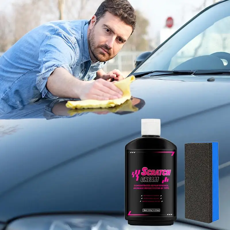 Car Paint Scratch Repair 120g Automotive Polishing Kit Fast Deep Scratch Repair Agent Long-lasting Polish Scratch Care Car