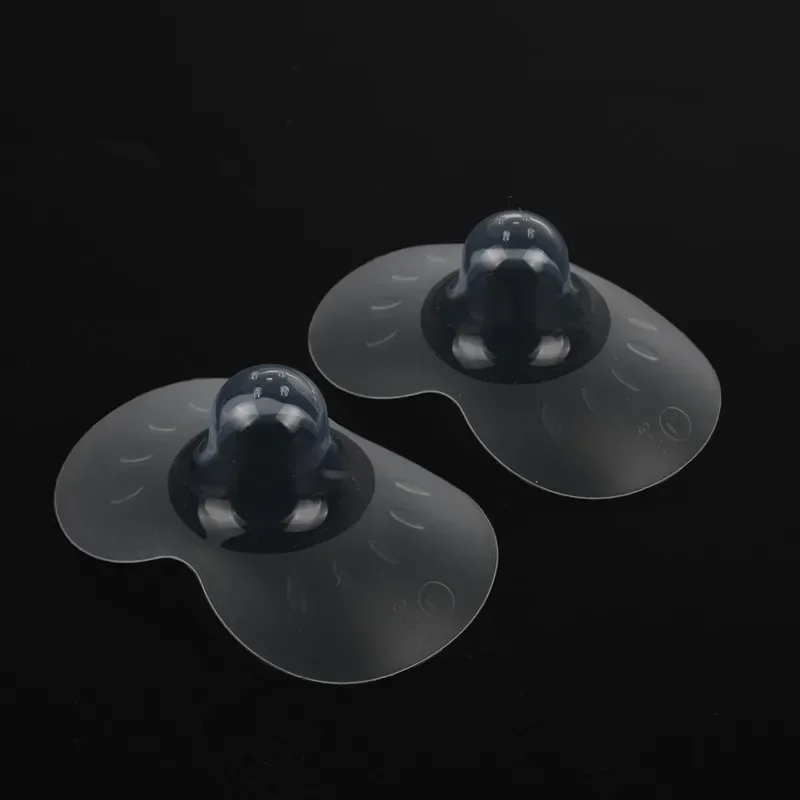 Silicone mamilo protetores para amamentação, estojo claro, escudos de amamentação, mães de alimentação, 2pcs