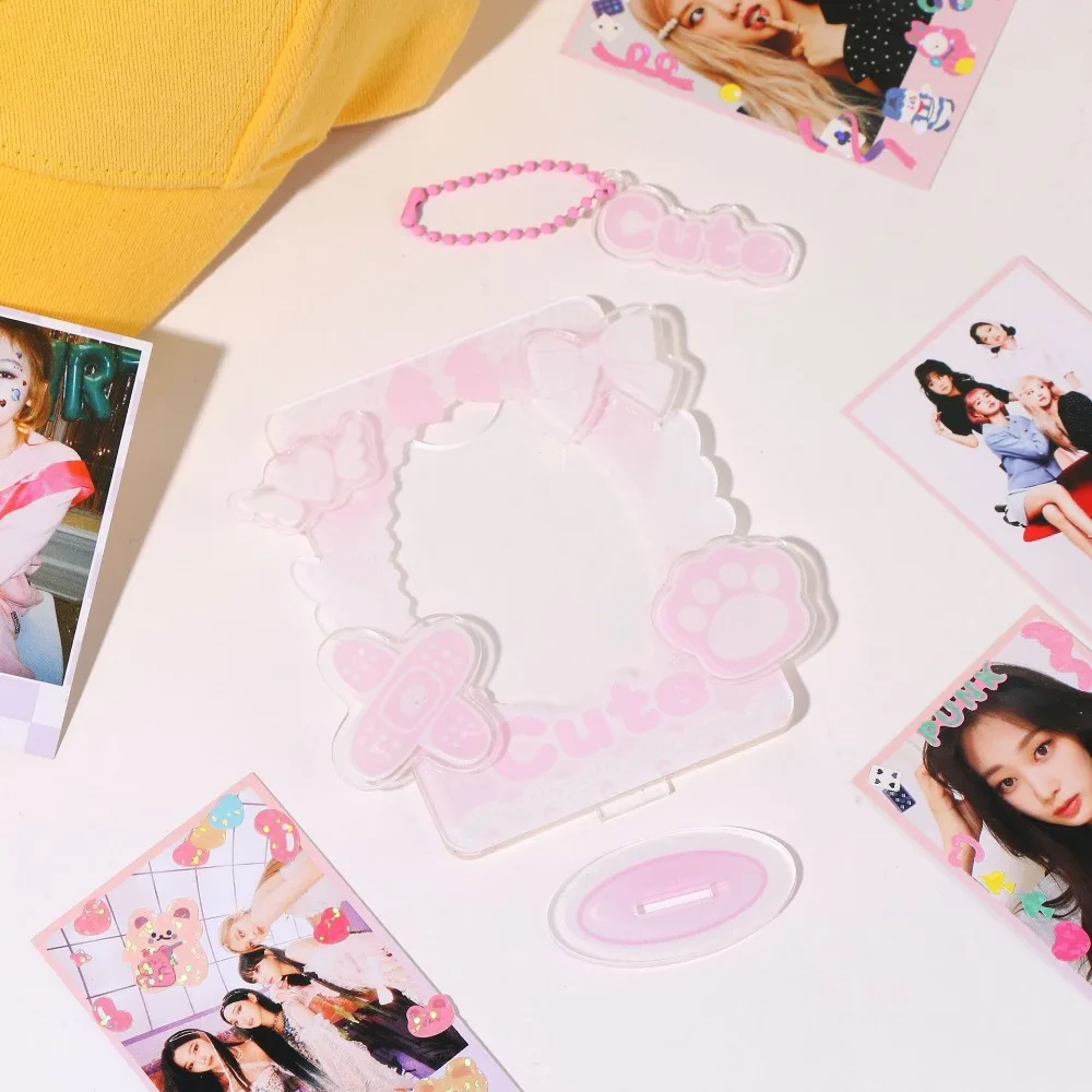 Original Sweet Cool น่ารักลมการ์ดขาตั้งจอแสดงผลการ์ดอิฐขาตั้งการ์ดที่ถอดออกได้ตารางการ์ดป้องกันการ์ด