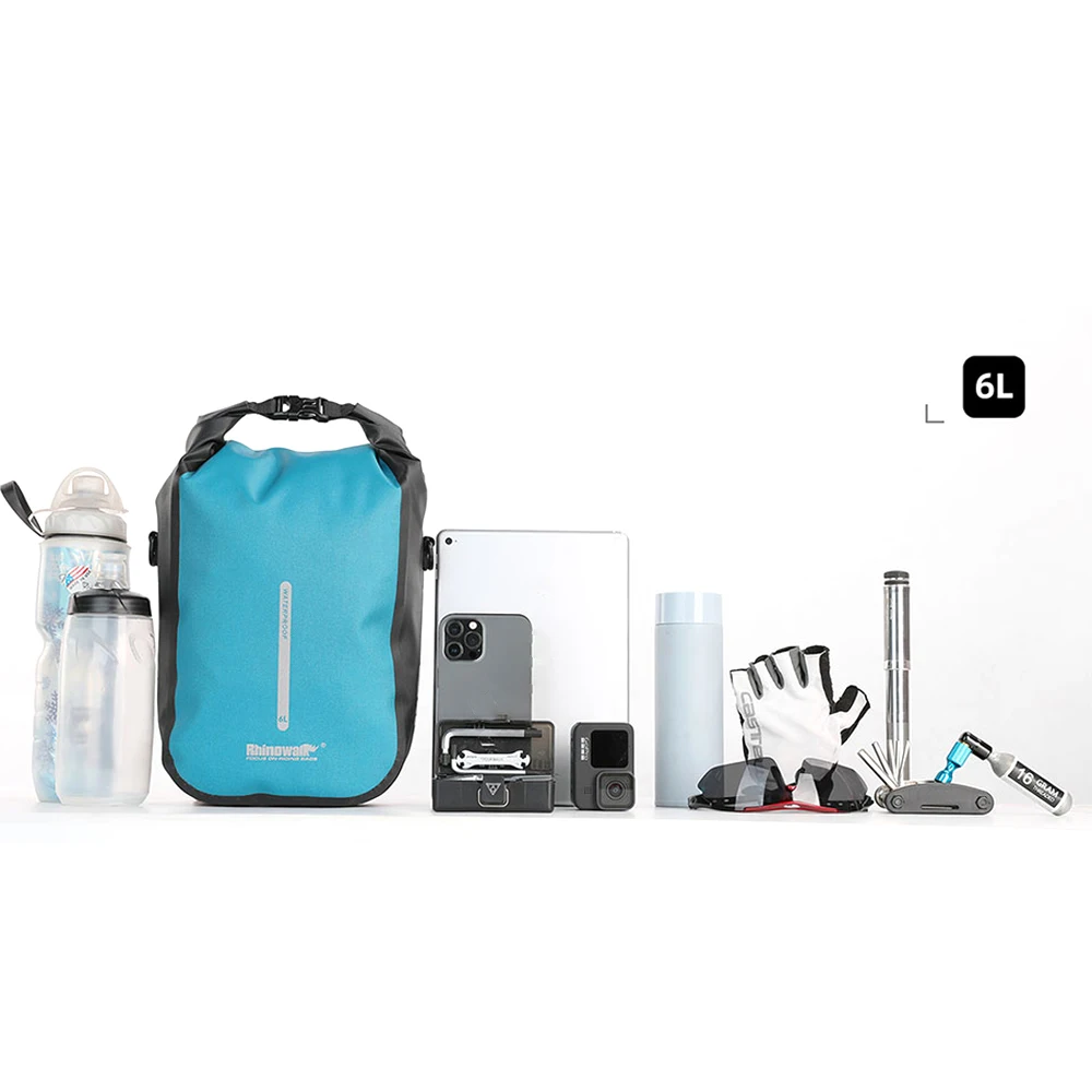 AliExpress LIXADA 6L Bike Quick Release Bike Front Fork Bag Waterproof Cycle Bag Bicycle Front Bag Bicycle Storage Bag Cycle Accessory