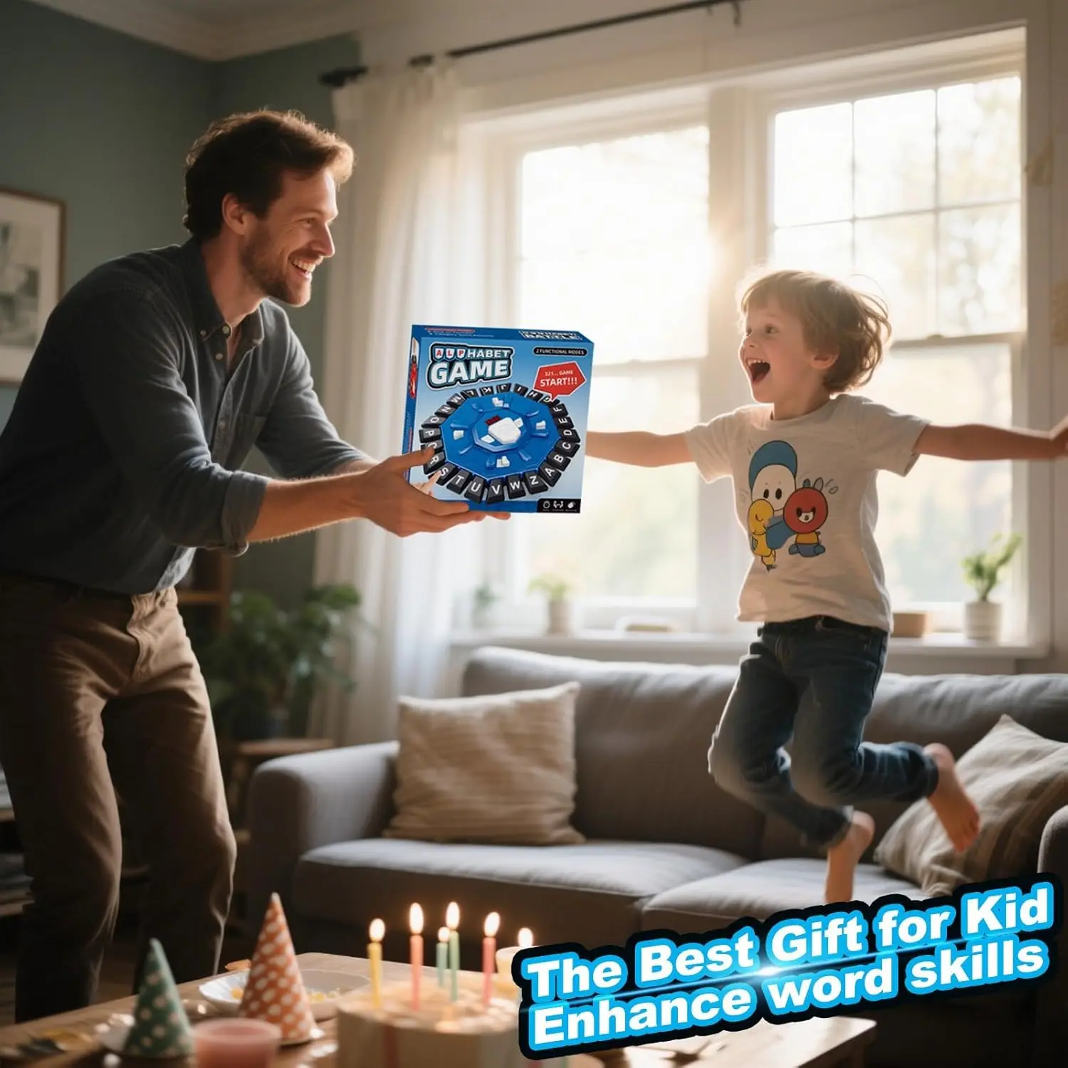 لعبة الكلمات لعبة لوحية عائلية للأطفال والكبار، 220 فئة تحت عنوان، لعبة تعليمية سريعة السرعة، هدية رائعة لعيد الميلاد وب